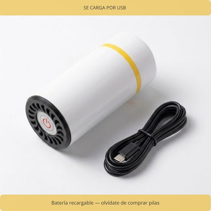 Rechargeable vacuum sealer with 10 bags